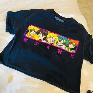 Forever21 sailor moon crop top